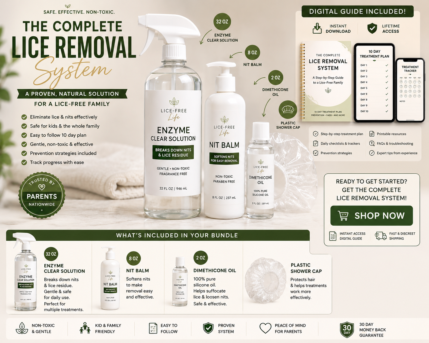 The Complete Lice Removal System
